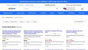 PetSmart - Dog Water & Food Bowls