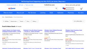 Cat Bowls - Food & Water Dishes