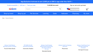 PetSmart - Cat Bowls and Feeders