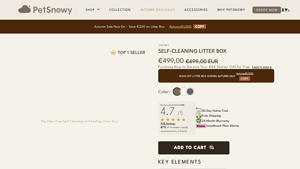 PetSnowy - SNOW+ Self-Cleaning Litter Box