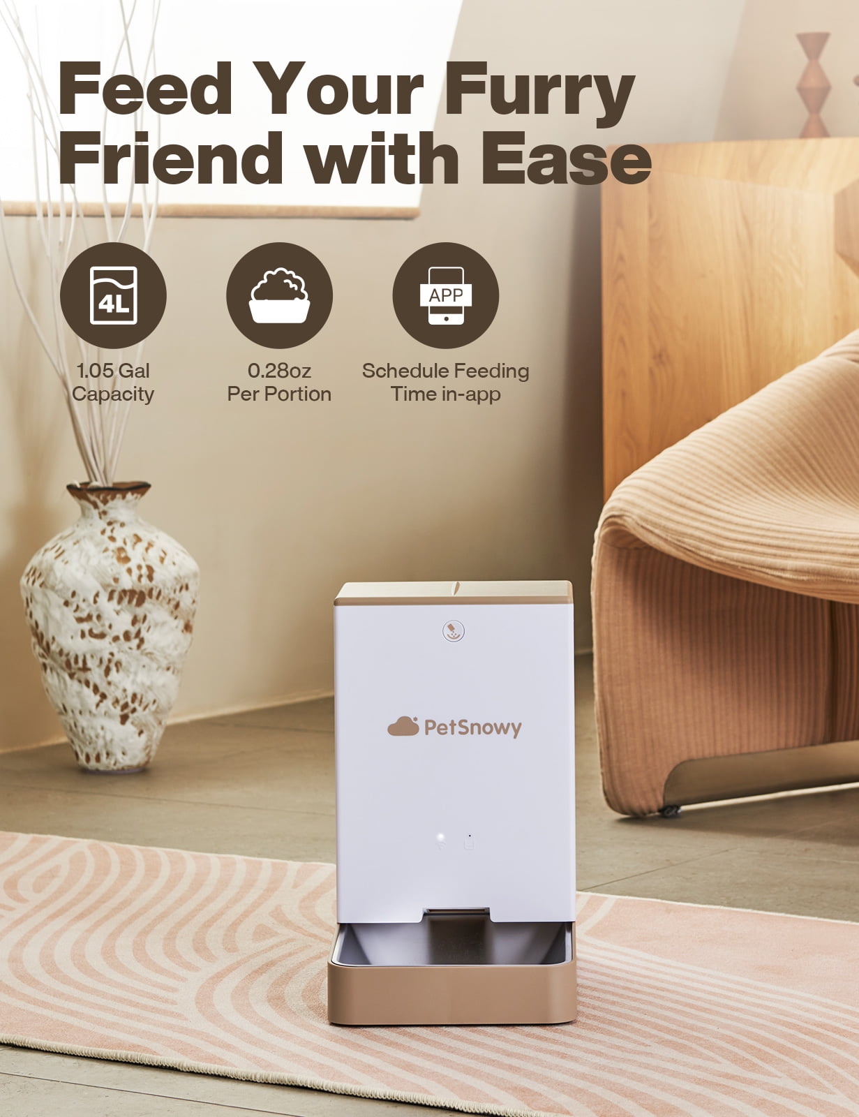 An application scenario or product detail of petsnowy feeder - Image 18