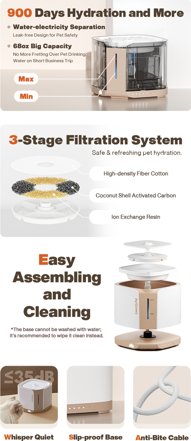 An application scenario or product detail of petsnowy water fountain - Image 8