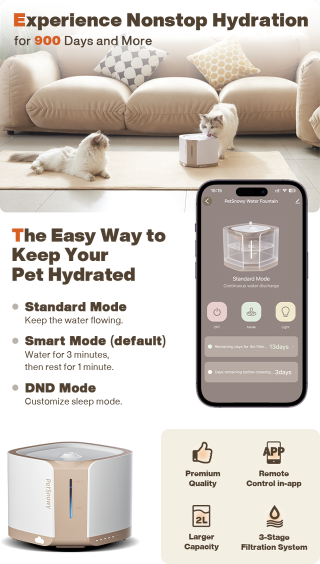 An application scenario or product detail of petsnowy water fountain - Image 13