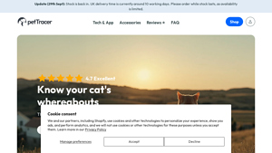 petTracer - GPS & Radio Tracker for Cats