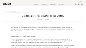 Pet Want - Fresh Water Solutions