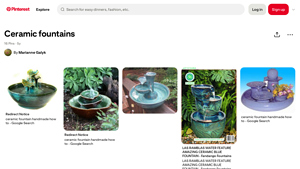 Pinterest - Handmade Ceramic Fountains