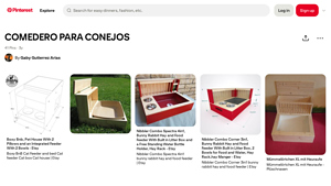 Pinterest - Comedero para Conejos