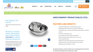 Pioneer Pet - Raindrop® Premium Stainless Steel Drinking Fountain