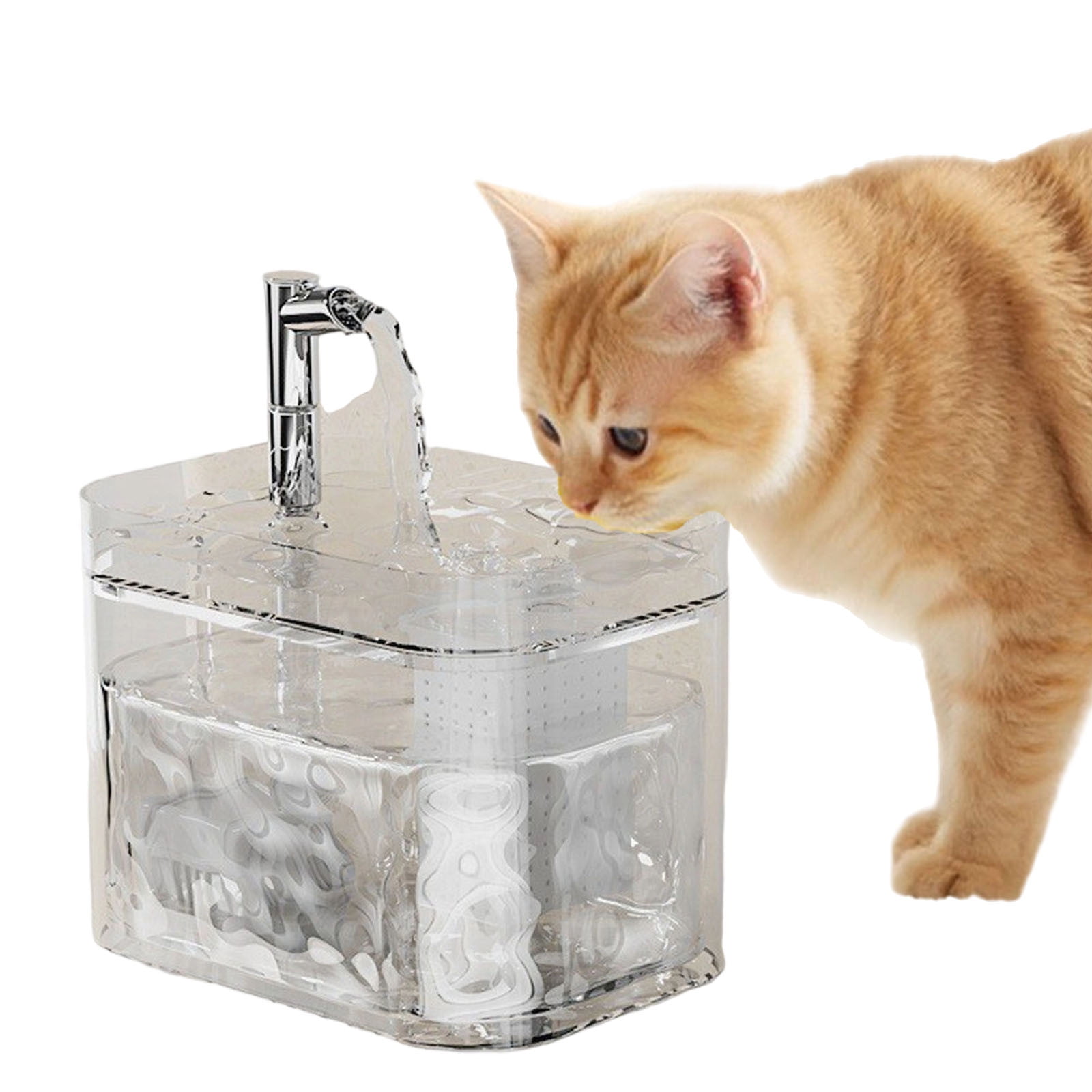 An application scenario or product detail of plastic cat water fountain - Image 16