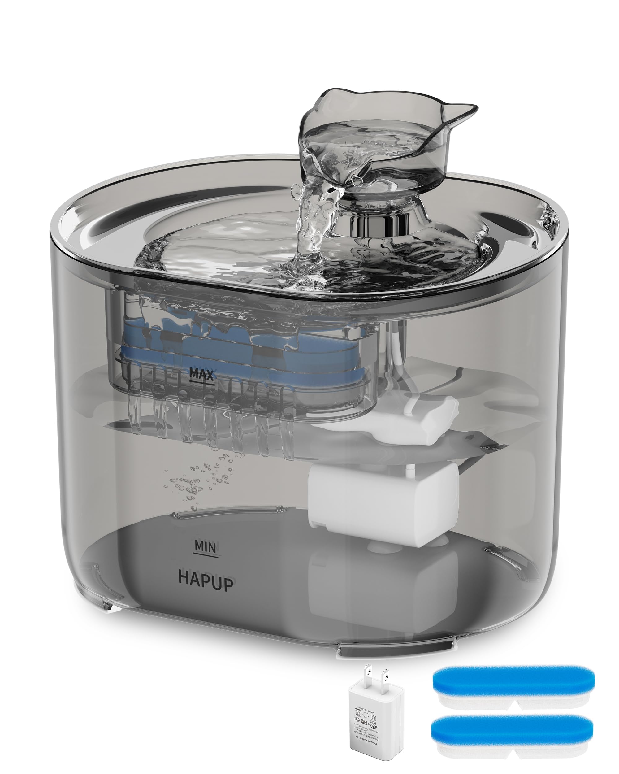 An application scenario or product detail of plastic cat water fountain - Image 20