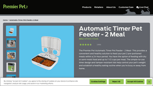 Premier Pet - Automatic Timer Pet Feeder - 2 Meal