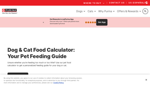 Purina - Pet Feeding Guide Calculator