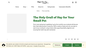 Rabbit Hole Hay - Premium Timothy & Orchard Grass