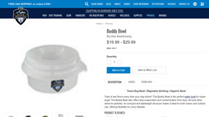 Ray Allen - Buddy Bowl Spill-Proof Water Dish for Dogs