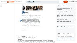 PetFlow - Auto Refilling Water Bowl for Dogs