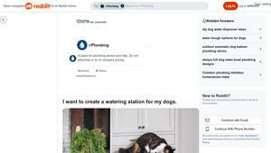 Reddit - Dog Watering Station Design