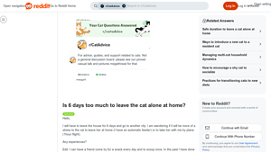 Reddit - Cat Care Misconceptions