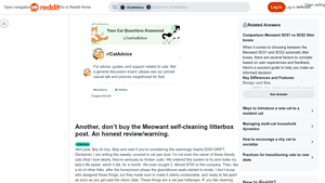 Meowant - Self-Cleaning Litterbox Review
