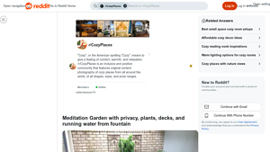 Reddit - Meditation Garden Essentials
