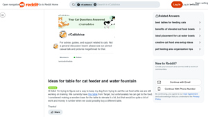 Target - Cat Feeder Table Solutions