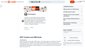 Reddit - GPS Tracking Essentials