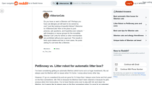 PetSnowy - Automatic Litter Box Comparison