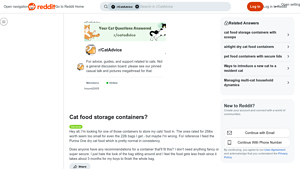 Purina - Cat Food Storage Container