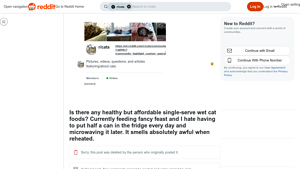 Reddit - Affordable Single-Serve Wet Cat Foods