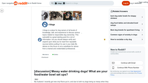 Slobber Stopper - Dripless Water Bowl