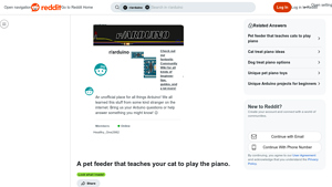 CatPiano - Interactive Pet Feeder