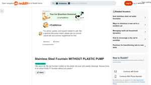 Reddit - Stainless Steel Fountain