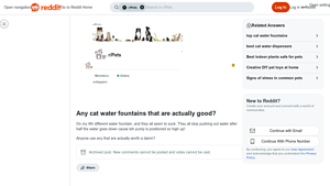 Cat Water Fountain - Bottom Pump Design