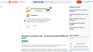 Fussy Felines - Wet Food Solutions