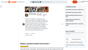 SnuggleSafe - Heated Food Bowls for Feral Cats