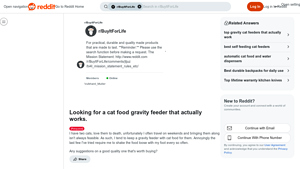 Reliable Gravity Feeders for Cats - Top Recommendations