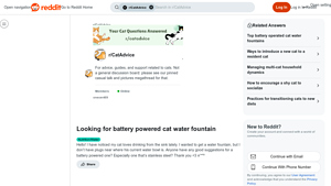 Petlibro - Battery-Operated Cat Water Fountain