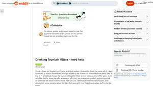 Parner - Flower Pet Fountain Filters