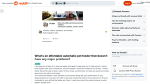 PetFeederPro - Automatic Feeder for 2 Cats