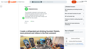 Reddit - Refrigerated Pet Drinking Fountain