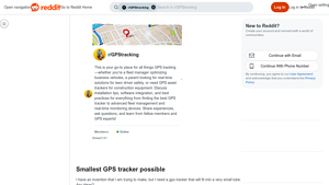 Mini GPS Tracker - Ultra Compact Design