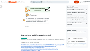 Elfin - Motion-Sensor Water Fountain