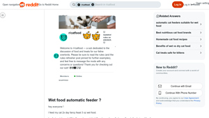 Pet Libro - Automatic Wet Food Feeder