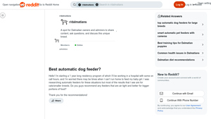 Top Pets - Automatic Dog Feeder for Larger Breeds