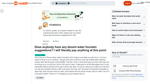 Catit - Flower Water Fountain