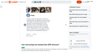 Reddit - Microchips for Dogs