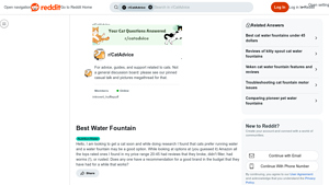 Pioneer Pet - Stainless Steel Dog & Cat Fountain