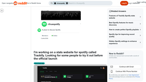 Trackify - Spotify Stats Tracker