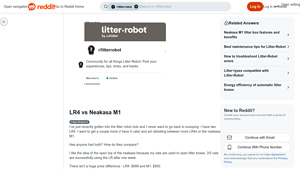 Litter-Robot - LR4 vs Neakasa - M1