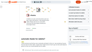 RabbitFeederPro - Automatic Pellet Dispenser