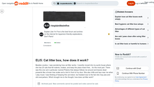 Reddit - Cat Litter Box Insights
